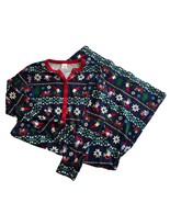 Hanna Andersson Sweet Gnome Long Sleeve Half Button Night Gown Womens Small - $25.99