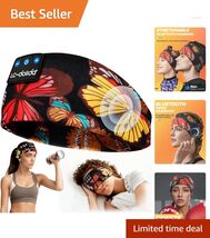 Wireless Bluetooth 5.4 Headband with Thin Speakers – Comfort Meets Funct... - $38.56
