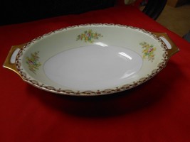 Great Vintage SERVING BOWL w/.Handles....MEITO China Handpainted....Pattern ???? - £12.49 GBP