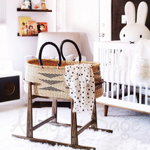 Anthem Ghanaian Bolga Moses Basket (please read all details) - £127.52 GBP