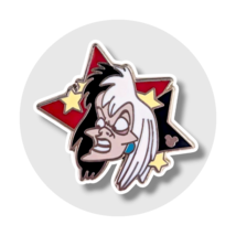 101 Dalmatians Disney Pin: Cruella De Vil Star Characters - $19.90