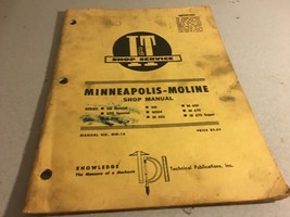 I&amp;T Shop Service Minneapolis-Moline Shop Manual Series UB Special UTS Sp... - £11.78 GBP
