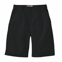 NWT Womens Size 8 LL Bean Black Wrinkle-Resistant Bayside Twill Shorts - $22.53