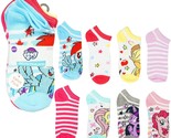 MY LITTLE PONY TWILIGHT RAINBOW 8-Pair No-Show Socks Value Pack Ages 2-4... - $11.99