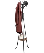 Easy Houseware Black Freestanding Coat Rack With Shelves. - $775.98 MXN