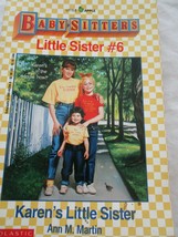Scholastic Little Apple Babysitters Little Sister #6 Karen&#39;s Little Sister Paper - £4.00 GBP