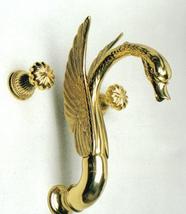 3pcs gold color brass Luxury swan wall mounted sink faucet swan shower f... - $699.00