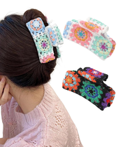 HAIMEIKANG Large Crochet Hair Clips - Strong Hold Jaw Clips for Thick Hair, Non- - £11.36 GBP