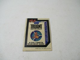 1974 Topps Wacky Packages Truant Cigarettes Sticker Card  - £10.10 GBP