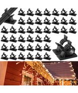 Barydat Cable Clips Black 50pcs Self Adhesive Wire Organizer 1.46x0.72in - $71.58 MXN