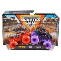 Monster Jam 2023 Official 1:64 Scale Diecast Truck 2-Pack Series 26 Max-D vs Son - £18.77 GBP