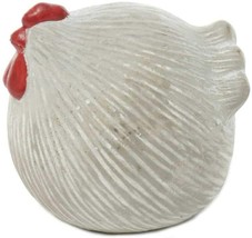 Rooster A2484 Plump Chickie Outdoor Indoor Statue Meravic Cement 3.75&quot; L - £17.13 GBP