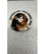 Vintage Golden Monkey San Diego Zoo Wild Animal Park California Button P... - £15.67 GBP