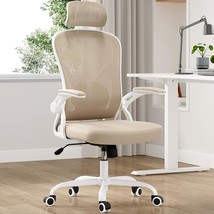 The Farini Ergonomic Office Chair, Available In Khaki, Is A High-Back Co... - $181.95