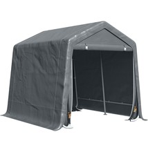 Outsunny 8&#39; x 7&#39; Carport Portable Garage - $240.99