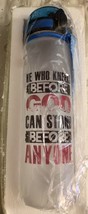 64Hydro 32 Oz He Who Kneels Before God Can Stand Before Anyone Water Bottle - £19.73 GBP