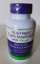 Natrol Carb Intercept with Phase 2 Weight Management 1000mg 60 Veg Capsules New - £24.66 GBP