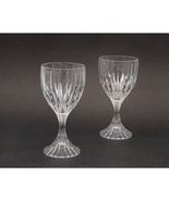 Mikasa Park Lane Wine Glasses Goblets Crystal 6 5/8” Set of 2 Germany Sm... - €21,60 EUR