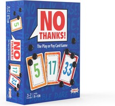 No Thanks Classic Strategy Card Game for Parties and Family Game Night A... - £18.74 GBP