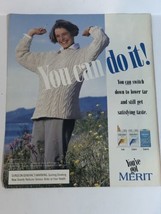 1994 Merit Cigarette Vintage print Ad Pa8 - £3.87 GBP