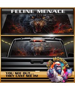 Feline Menace - Truck Back Window Graphics - Customizable - £43.54 GBP+
