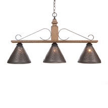 Large Island Light Wood and Metal &quot;Wellington&quot; in Pearwood Made in USA - £359.76 GBP