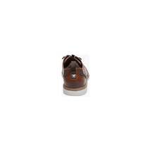 25662-221 Stacy Adams Sync Plain Toe Elastic Lace Up Sneaker Leather Cognac image 8