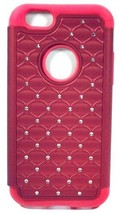 De Luxe Diamant Bling Silicone Étui pour iPod Touch 6G, Bordeaux/Rouge - £6.30 GBP