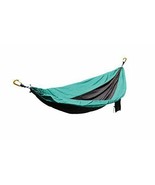 Summit Hammock Lightweight Double Travel Nylon Hammock (Teal) - £19.91 GBP