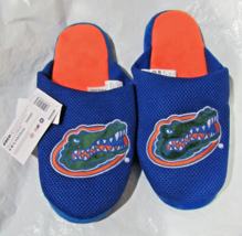 NCAA Florida Gators Logo on Mesh Slide Slippers Dot Sole Size M by FOCO - £21.98 GBP
