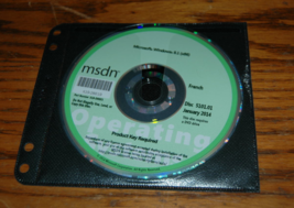 Microsoft MSDN Windows 8.1 (x86) January 2014 Disc 5101.01  French - $14.99
