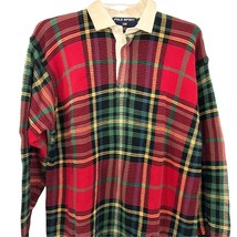 VTG Polo Sport by Ralph Lauren Mens Collared Plaid Long Sleeve Sweater Sz Large - £97.30 GBP