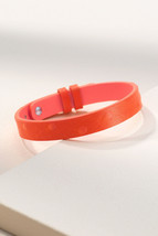 Keep Collective Single Leather Band (new) OSTRICH - ORANGE/CORAL - $33.80