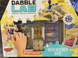 Dabble Lab Kids Inventors Box Fun Educational Crafts Ages 8 + 250 Pieces - £19.68 GBP