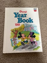 Disney&#39;s Year Book 1991 Wonderful World of Reading Grolier Enterprises Inc - $7.69