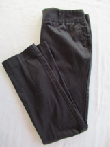 Dana Buchman pants black Size 8 wide waistband straight leg - $14.65