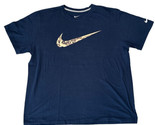 Nike Tech Circuit Swoosh Programmed 2 Win Short Sleeve Blue 2XL  T-Shirt - $19.75