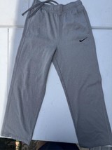 Nike Therma-FIT Fitness Sweatpants Grey Heather/Black  Men&#39;s Size XL - £15.23 GBP