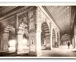 RPPC Interior of Diwan-I-Khas Red Fort Delhi India UNP Postcard Y17 - $14.80