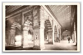 RPPC Interior of Diwan-I-Khas Red Fort Delhi India UNP Postcard Y17 - £11.65 GBP