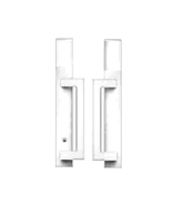 Pella Baldwin Plazo Architectural Modern Sliding Door Hardware - Polishe... - £353.82 GBP