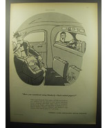1951 Kimberly-Clark Paper Advertisement - cartoon by George Price - £14.55 GBP
