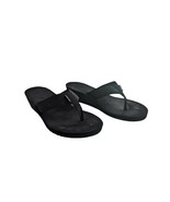 Teva Womens Mush Mandalyn Wedge Black Thong Sandals Size 10 1000093B - $20.84 CAD