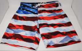 Old Navy California Board Shorts Size 34 Tall Mens Swim Trunks American Flag NWT - £15.55 GBP