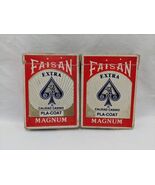 Set Of (2) *INCOMPLETE* Vintage Faisan Extra Magnum 482 Mexican Playing ... - €21,21 EUR