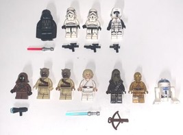 LEGO Star Wars Original Trilogy Minifigures Lot Vader Luke Jawa Tusken R2 Storm - £90.14 GBP