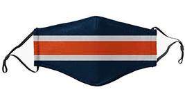 Orange &amp; Blue Stripes Team Mask - Face Accessory - Fan Gear - £1.56 GBP