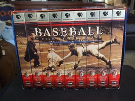 Baseball: A Film by Ken Burns - Nine Inning Boxed Set (VHS, 1997, 9-Tape Set) - £10.17 GBP