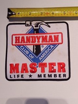 Handyman Club of America Master Life Member Patch. 5.5” x 5.5”. - £5.47 GBP