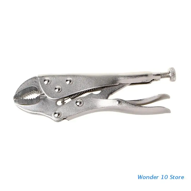 1 pc 5 Inch Loc Pliers Ground Mouth Straight Jaw Lock Vise Grip Clamp Handcraft  - £168.51 GBP